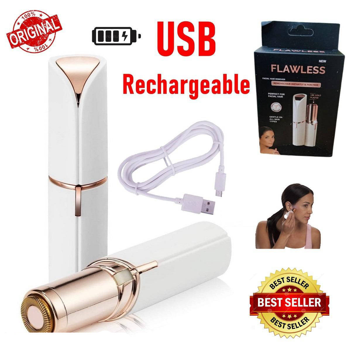 Rechargeable Flawless Hair Removal For Womens